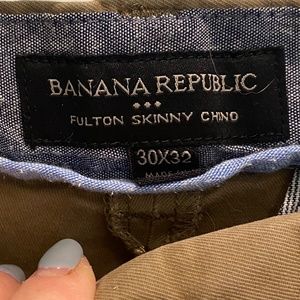 Banana Republic Fulton Skinny Chino 30x32